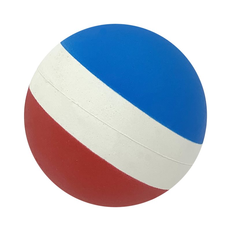 Balle bleu-blanc-rouge - 7,5 cm (3")