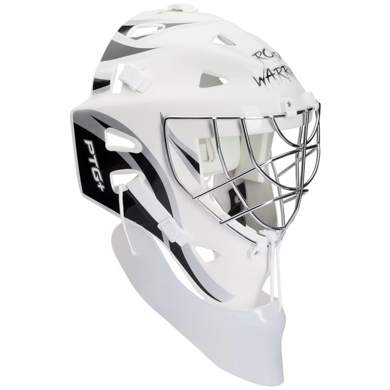 Masque de luxe Road Warrior avec protège-gorge sénior Pour le hockey de rue