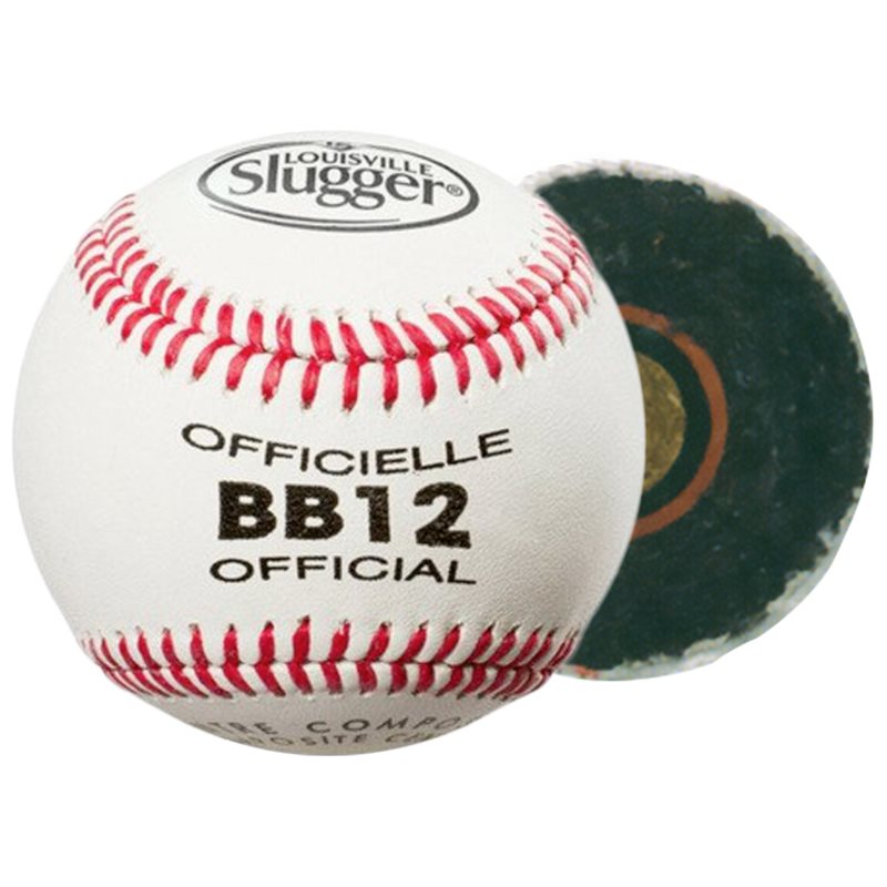 Balle de baseball en cuir, 23 cm (9"), douzaine
