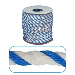 Corde bleue et blanche - 0,95 cm (3 / 8")